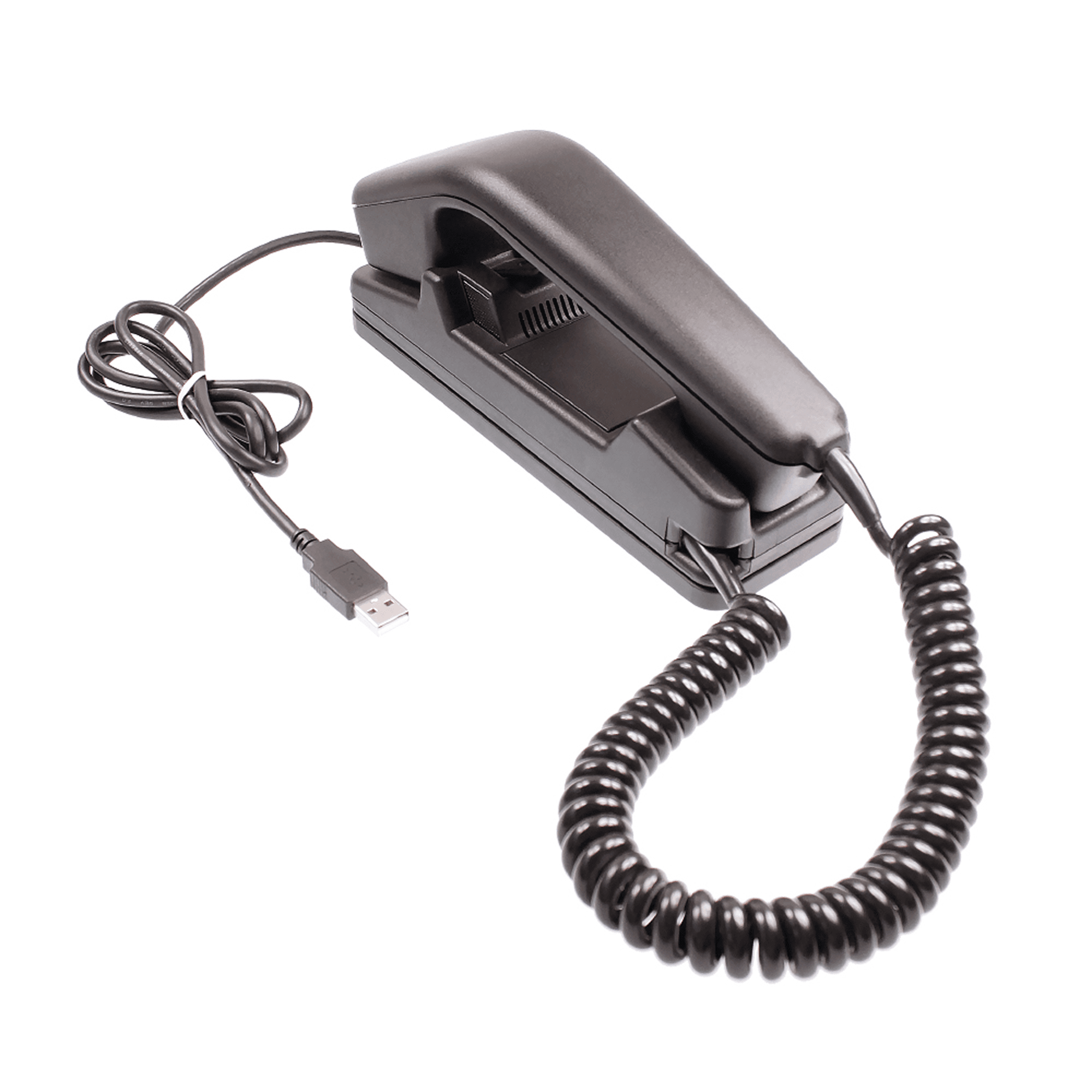 HA11 USB handset with heavy base plate, 6511-005-001-51, pei tel Communications