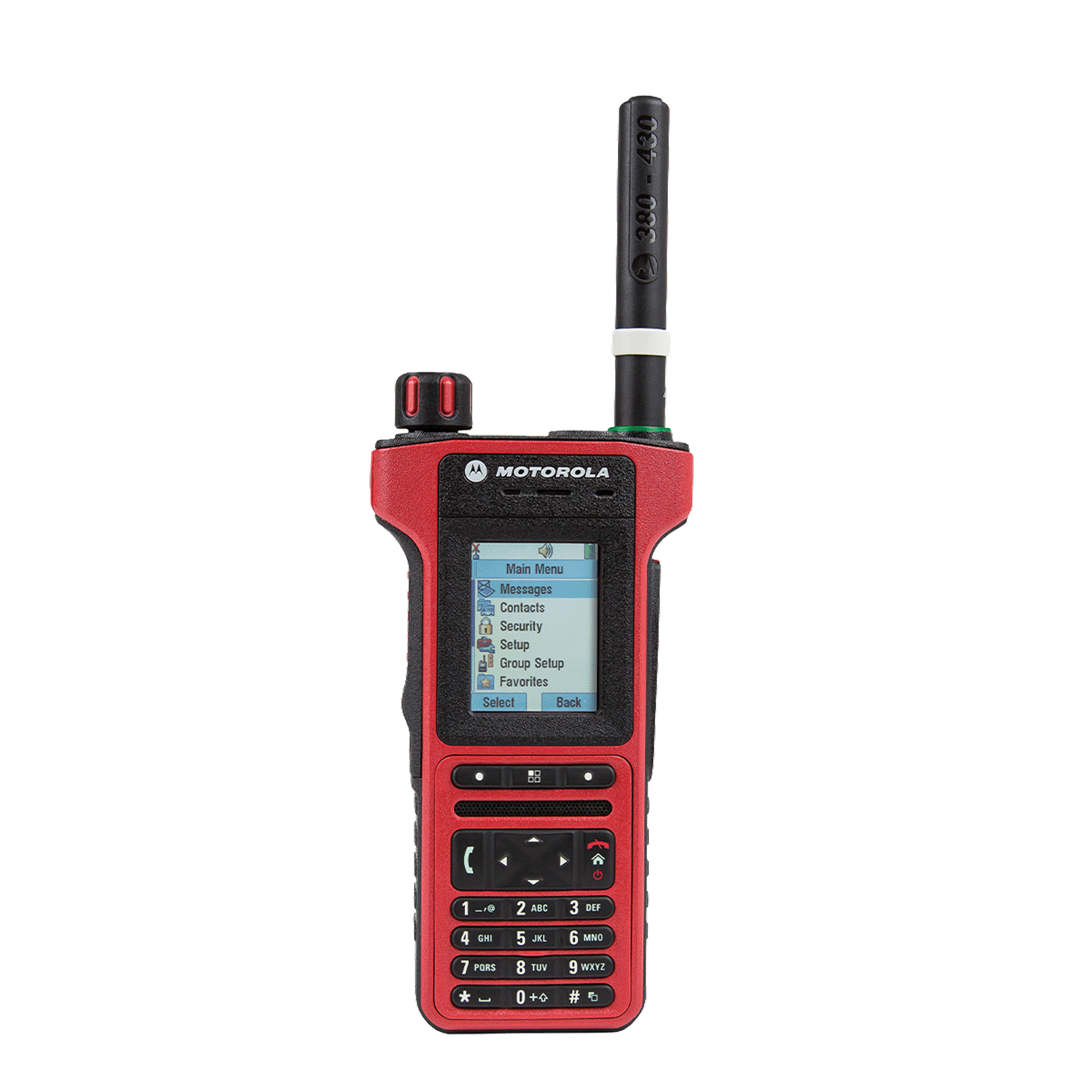MOTOTRBO MTP8550Ex – intrinsically safe ATEX TETRA radio with top display | AKSEL