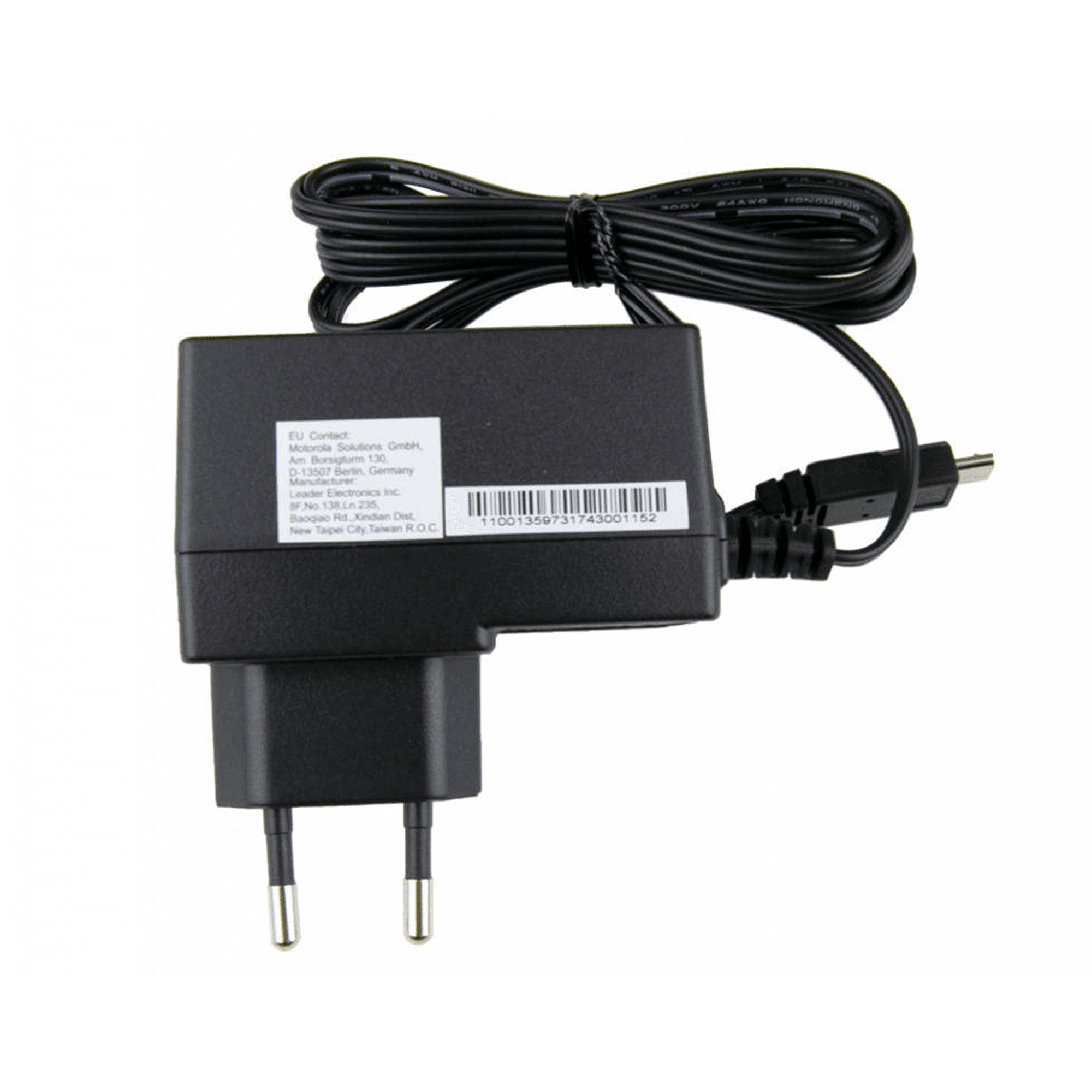 USB-A 240V 5VDC / 1.5A wall power supply Euro plug, PS000150A32, Motorola Solutions