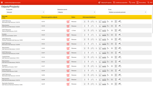 Infoportal – online passenger information system