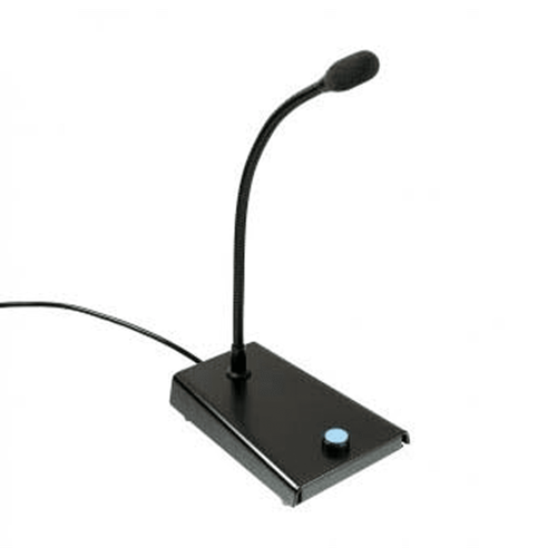PS12 USB gooseneck desktop microphone 1 button (Gamecontroller HID), 6401-002-002-41, pei tel Communications
