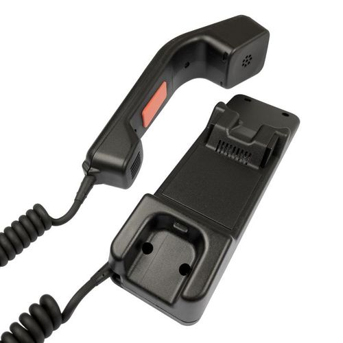 Mikrotelefon HA11 EVO z uchwytem A10 i przyciskiem PTT, 6511-002-002-51, pei tel Communications