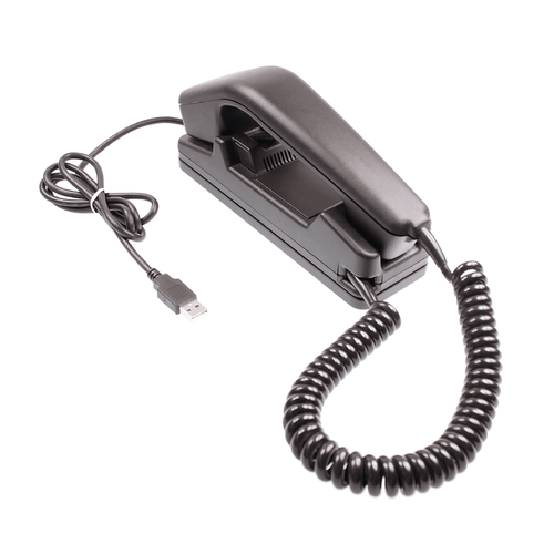 HA11 USB handset with heavy base plate, 6511-005-001-51, pei tel Communications