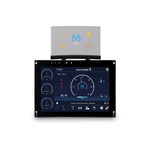 DEUTA Head-Up Display (HUD) for rail vehicles  