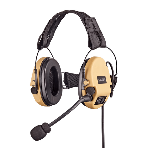Tactical over-the-ear headset, Noise-COM 200 Neck band, Savox