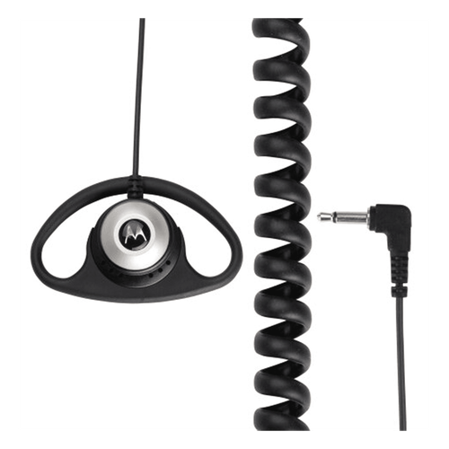 Receive-Only D-Shell Earpiece with 3.5mm Plug, PMLN4620B, Motorola Solutions