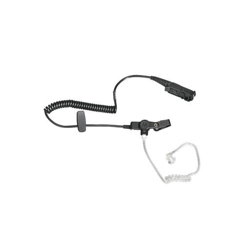1-Wire Receive-Only Earpiece with Translucent Tube Short Cord, PMLN6758A, Motorola Solutions