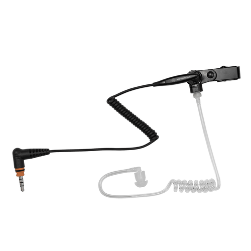IMPRES ATEX Swivel Earpiece with In-Line Microphone and PTT, PMLN7188A, Motorola Solutions