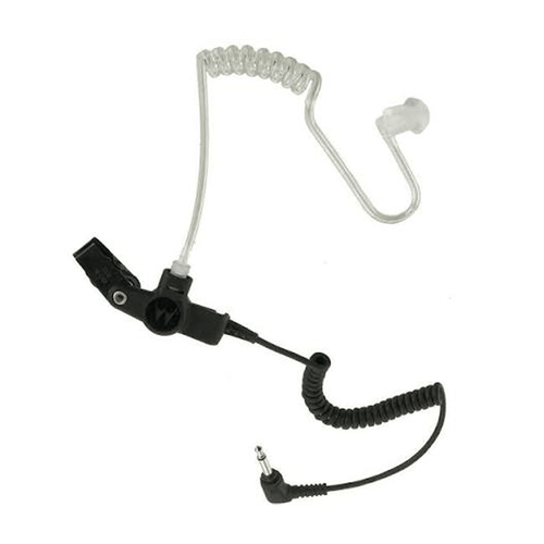 Receive-only earpiece with translucent tube for RM250 and WM500 RSMs, PMLN7560, Motorola Solutions
