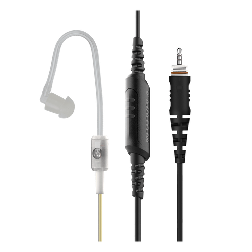 In-line PTT surveillance earpiece with acoustic tube Motorola PMLN8190, Motorola Solutions