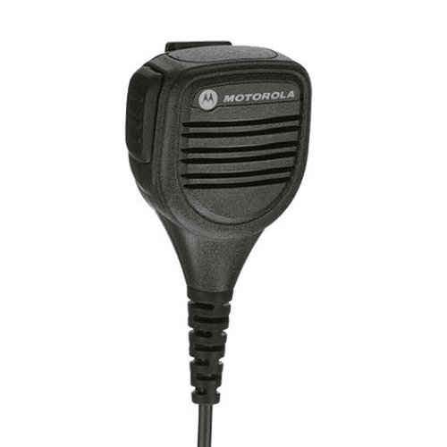 Compact remote speaker microphone with 3.5mm audio jack, PMMN4013A, Motorola Solutions