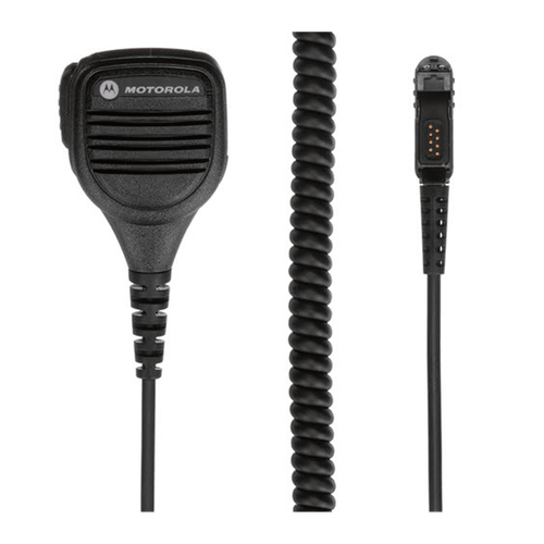 IMPRES small remote speaker microphone with 3.5mm audio jack, PMMN4073A, Motorola Solutions