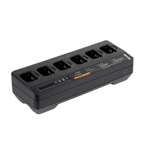 IMPRES 2 6-pocket display multi-unit charger with EU cord, PMPN4297A, Motorola Solutions