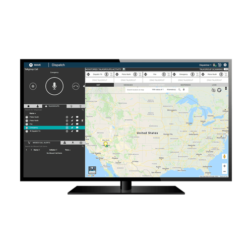 WAVE PTX Dispatch Application Software, Motorola Solutions  