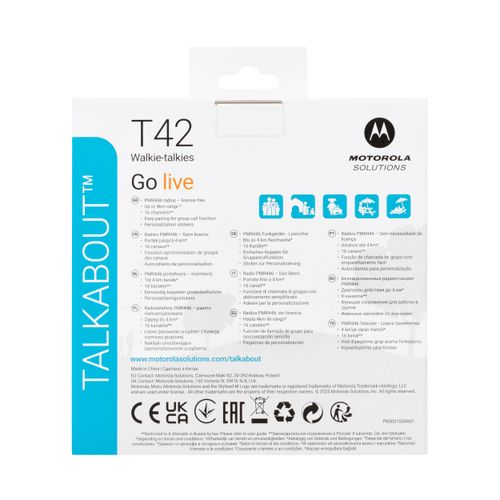 Talkabout T42 Gummy Portable Radio, Motorola Solutions  